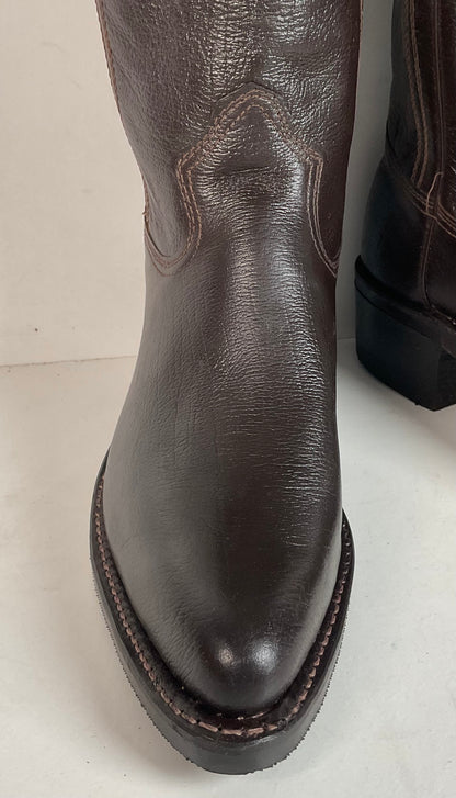 Vintage Texas Water Buffalo Cowboy Boots | USA Made | Exotic | Men’s 8.5 D