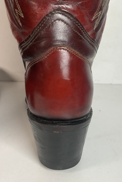 Texas Eagle Thunderbird Cowboy Boots 11 D Independence Day 4th Of July