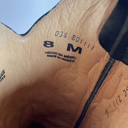 Corral Plum Ostrich Quill Cowgirl Boots 8 M Exotic Triad