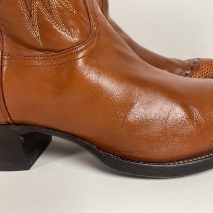 Vintage Nocona Cowboy Boots | Teju Lizard Wingtip | Men’s 10.5 D