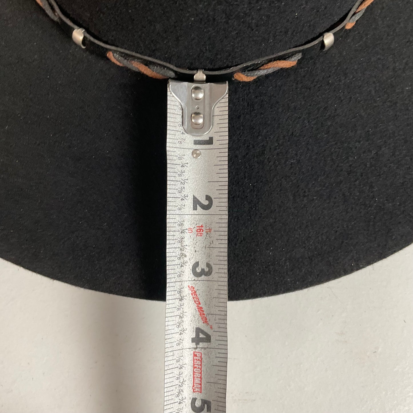 Alboum Hat Company Cowboy Hat 7 1/4” Rodeo King With Storage Case