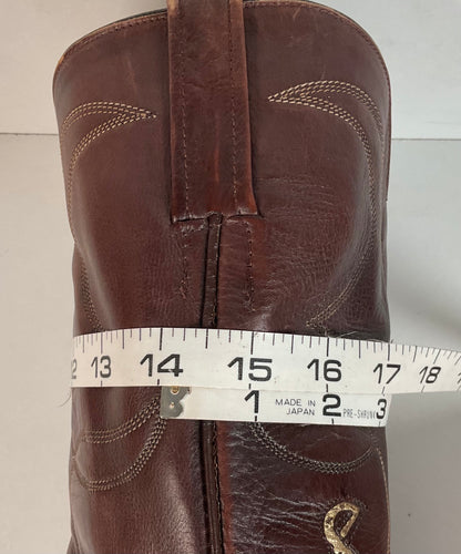 Vintage Rocky Carroll Custom Cowgirl Boots 8-8.5 Texas Americana