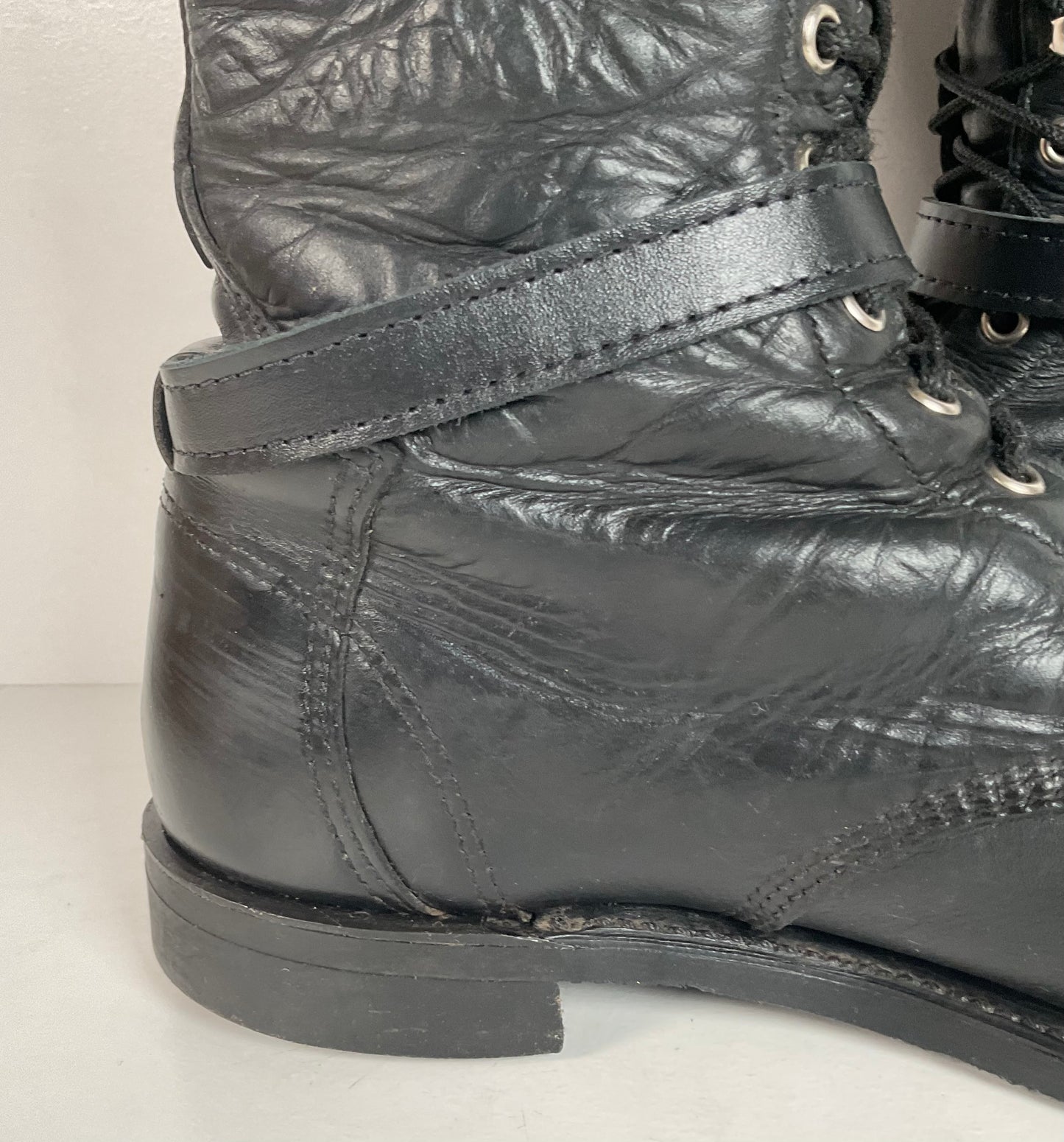 Vintage Harley Davidson Tall Lace Up Boots | USA Made | Men’s 8 | Women’s 9