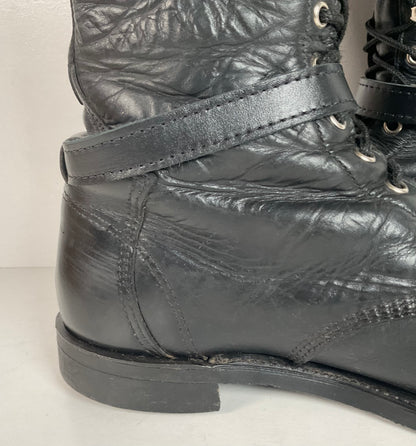 Vintage Harley Davidson Tall Lace Up Boots | USA Made | Men’s 8 | Women’s 9