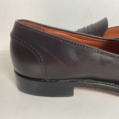 Alden New England Penny Loafer 11 AA Style 683 Burgundy Calf Skin