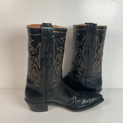 1950s Frye Authentic Cowgirl Boots 7.5 C Snip Toe
