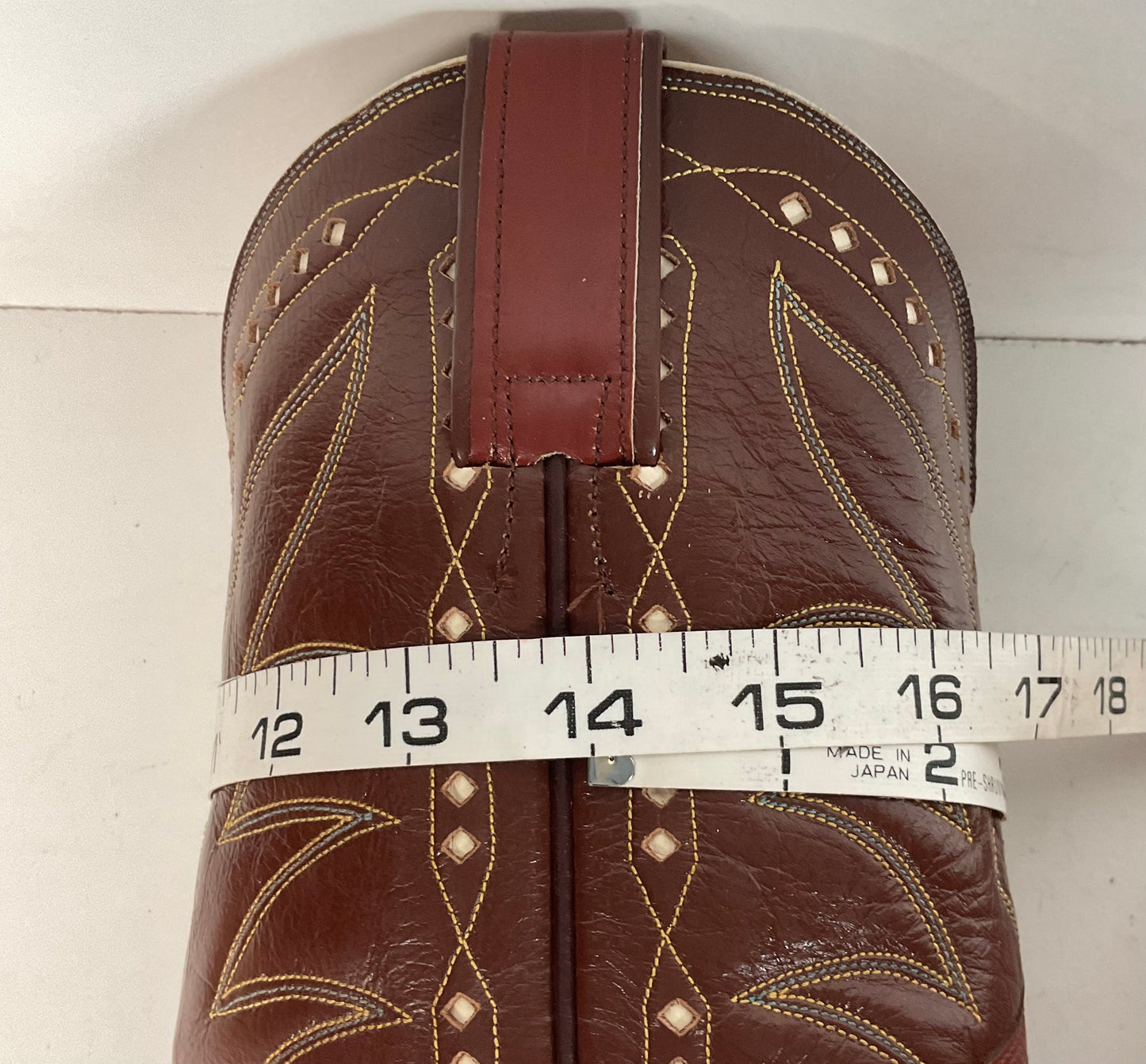 1960s Justin Pee Wee Cowboy Boots 10 D Shorty