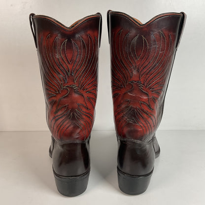 Vintage 1970s Iron Age Thunderbird Cowboy Boots 10.5 D USA Made