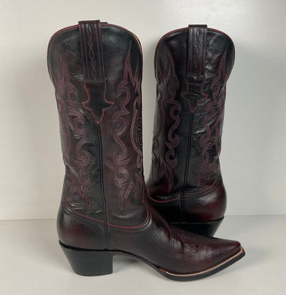 Heritage Boot Company | Black Cherry Cowgirl Boots | Women’s 9