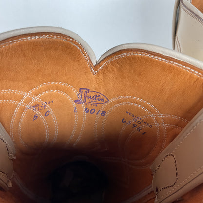 Vintage Justin Algonquin Cowgirl Boots | Old Fort Worth Label | Women’s 5 C