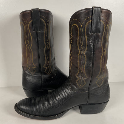 Vintage Rocky Carroll Cowboy Boots | Teju Lizard | Custom | Men’s 10