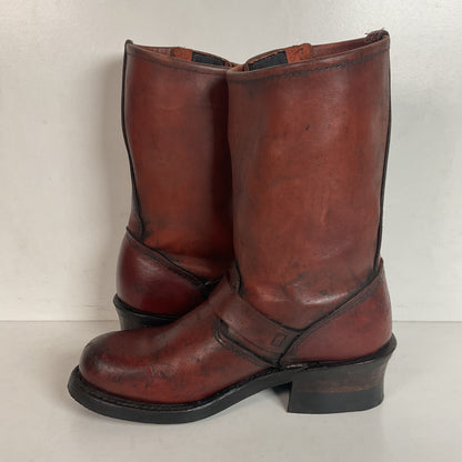 Frye Women’s 12R Redwood Engineer Boots 6 M 150th Anniversary USA Made Distressed