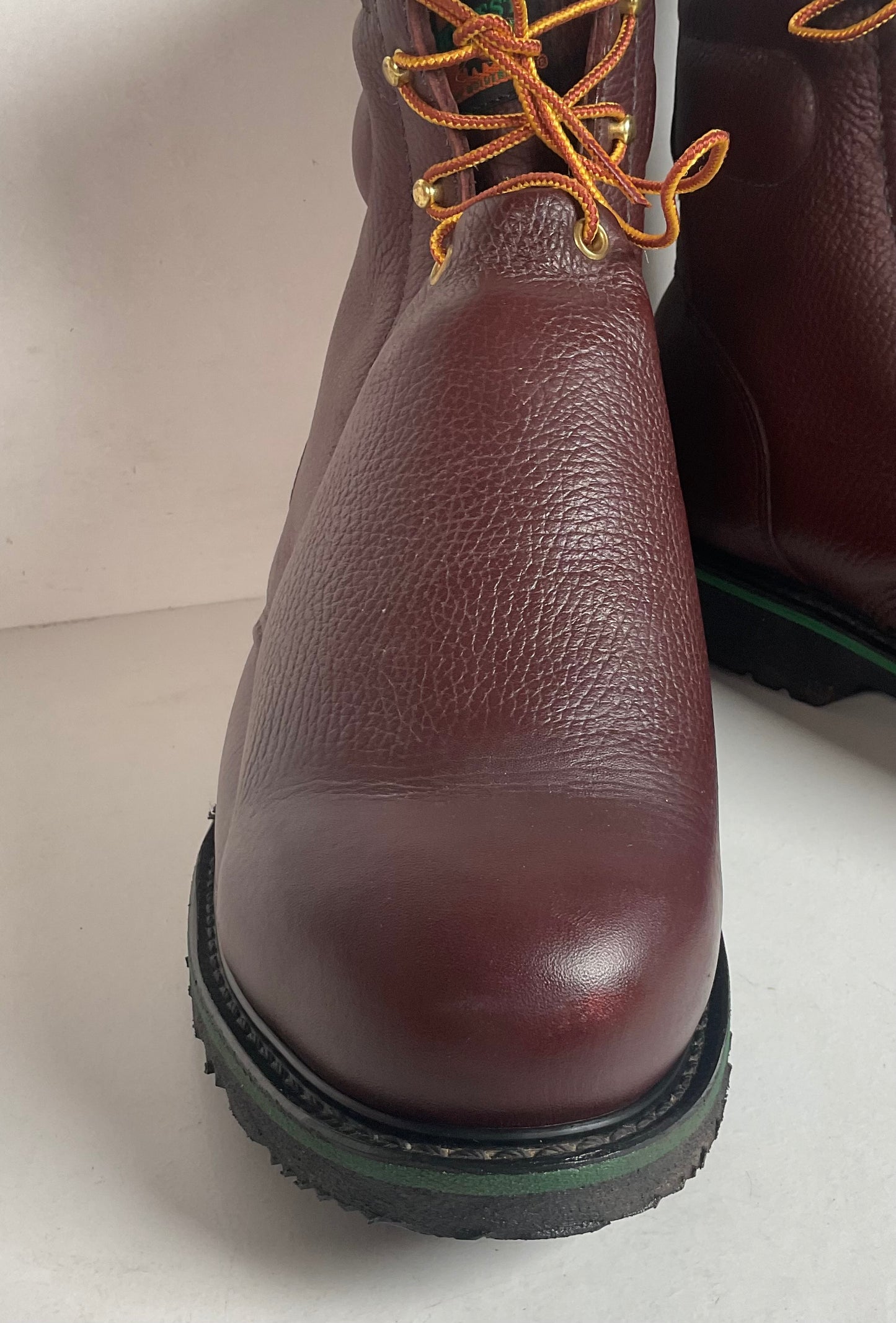 Vintage Wolverine Hy-Test Metatarsal Guard Boots 12 D Safety Toe USA Made