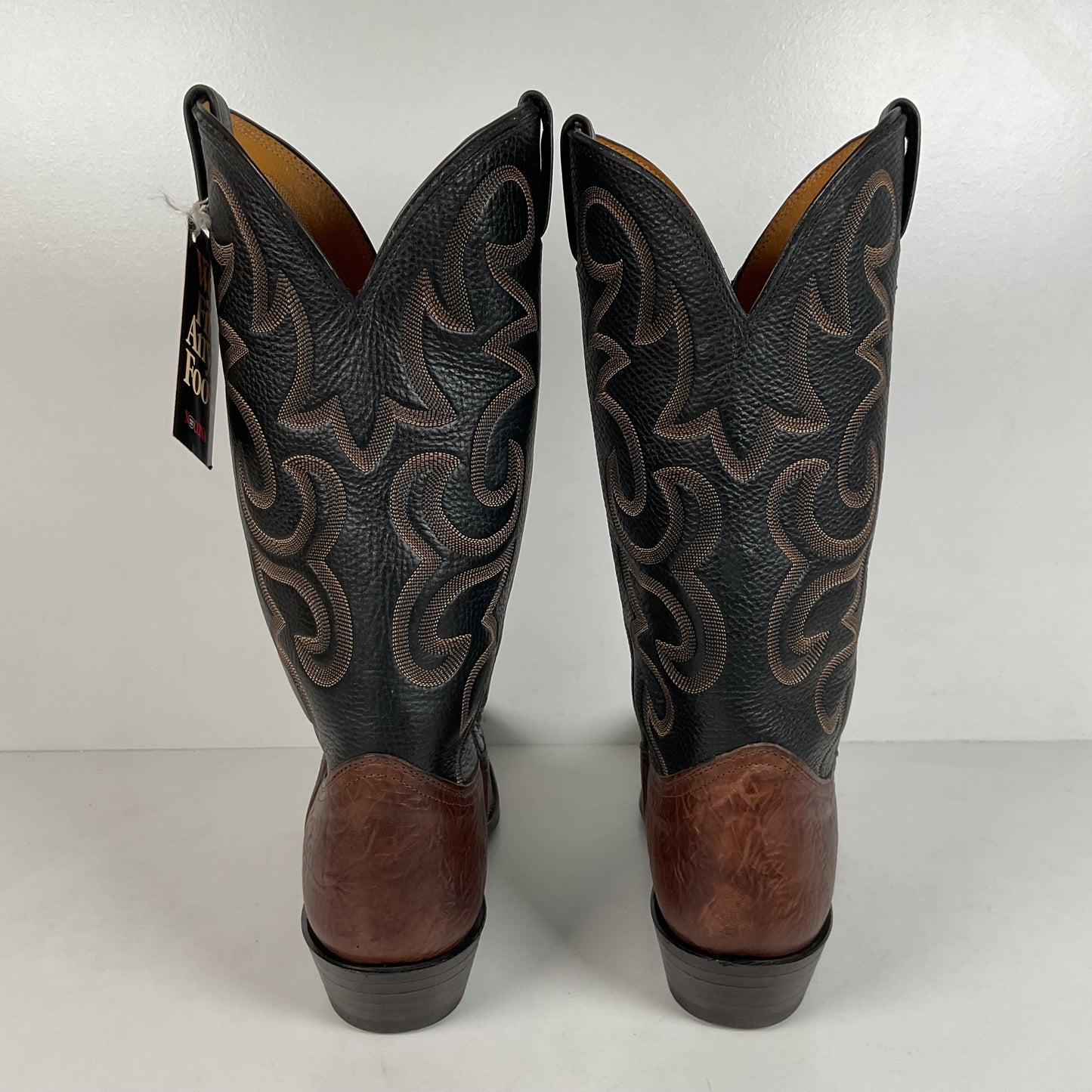 Vintage Nocona Bull Shoulder Cowboy Boots | USA Made | Men’s 10 EE