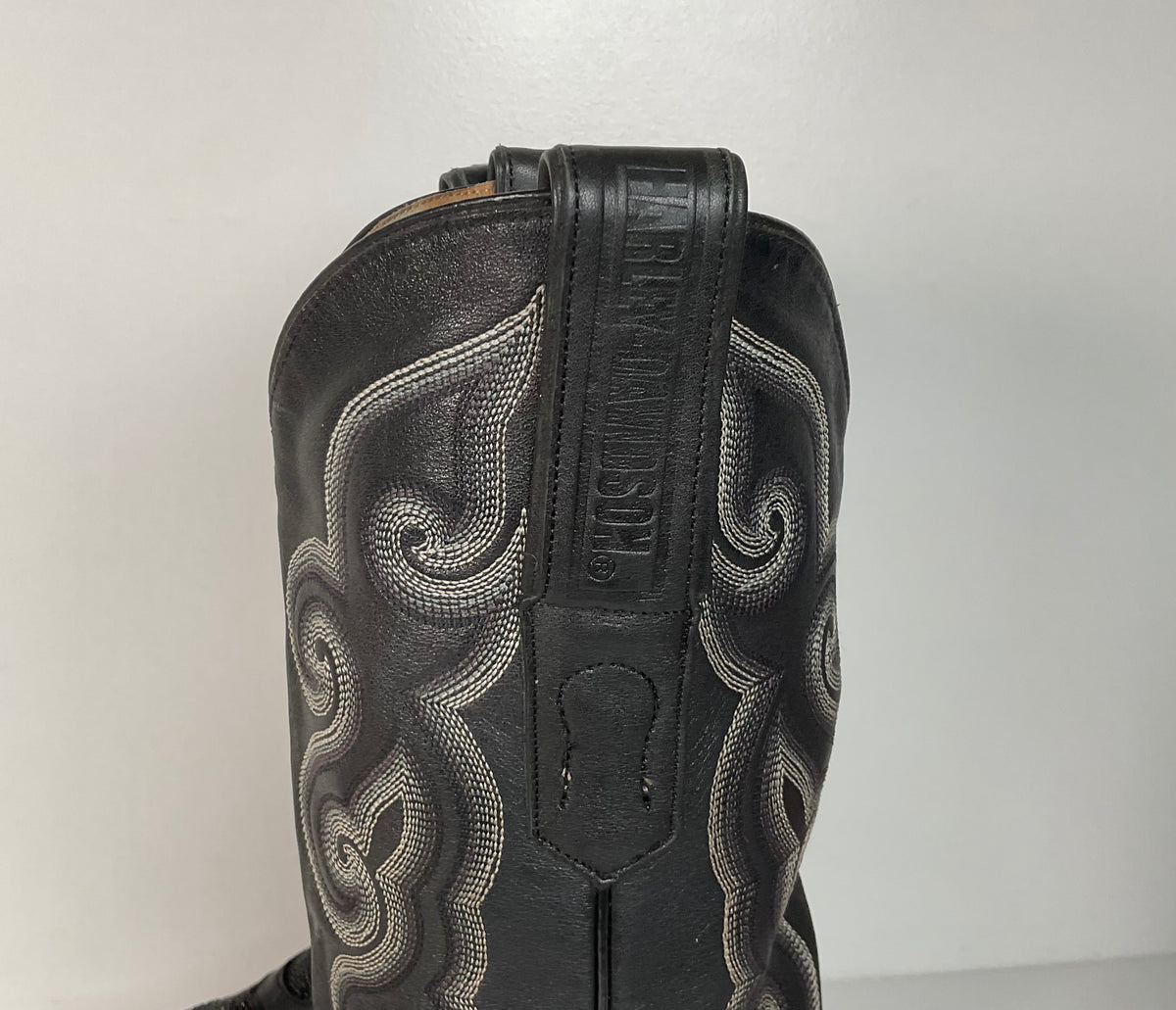 Harley Davidson Stingray Cowgirl Boots | Exotic | Tooled Inlay | Women’s 8 M