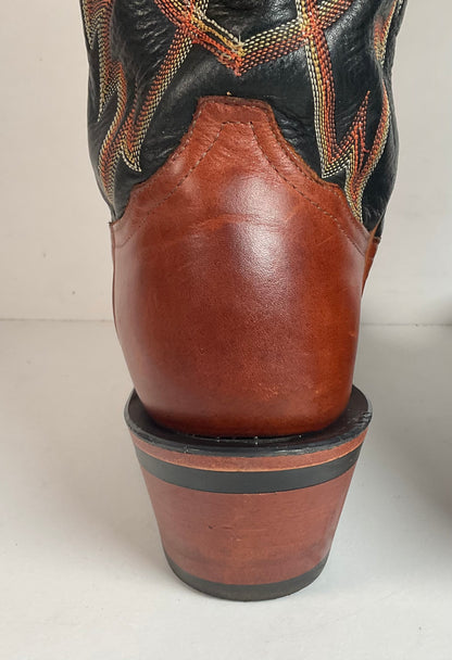 Tony Lama Renegade Buckaroo Cowboy Boots 11 D USA Made