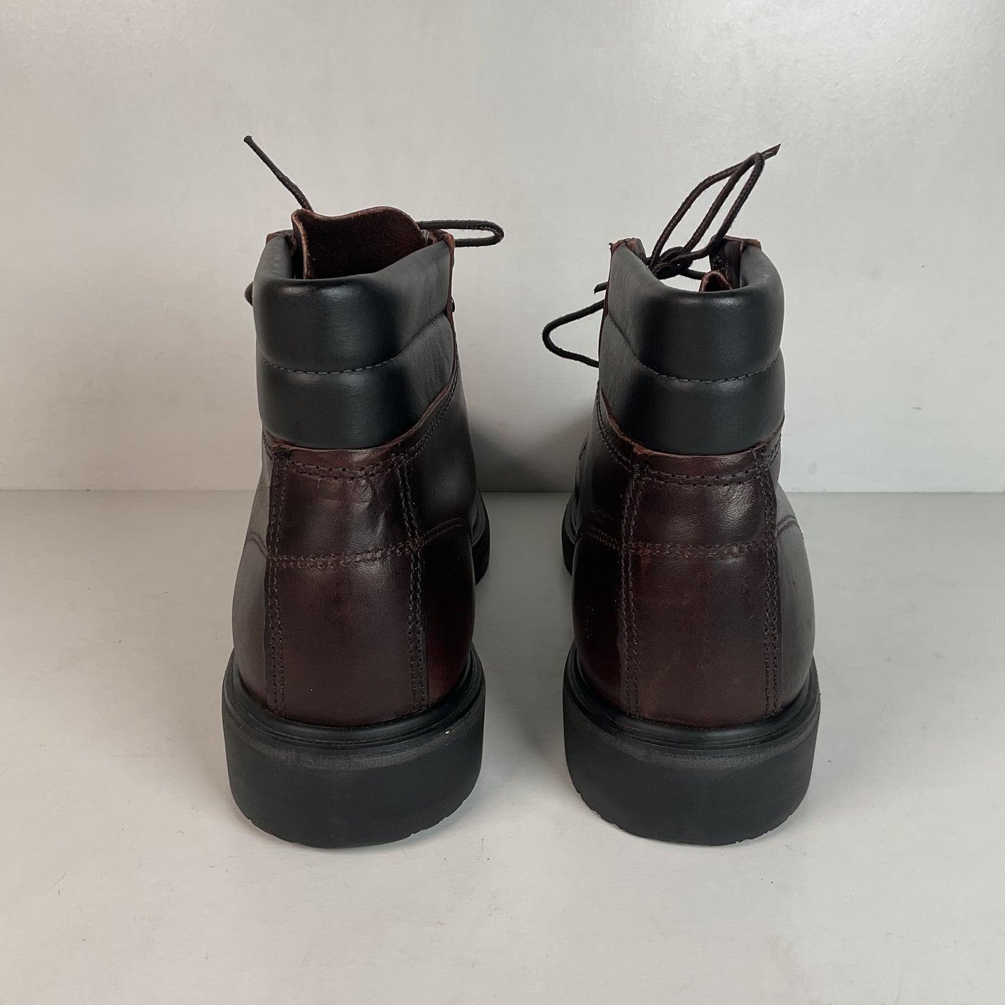 Vintage Red Wing Brown Leather Steel Toe Work Boots 12 B Style 2245 USA Made