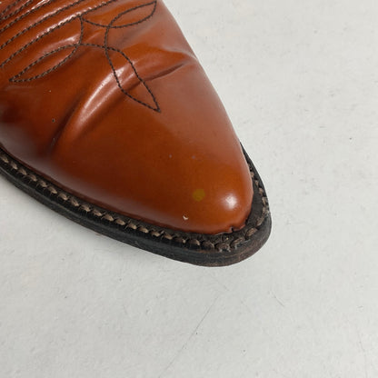 Vintage Tony Lama Patent Leather Cowgirl Boots Men’s 6 | Women’s 7 Gold Label