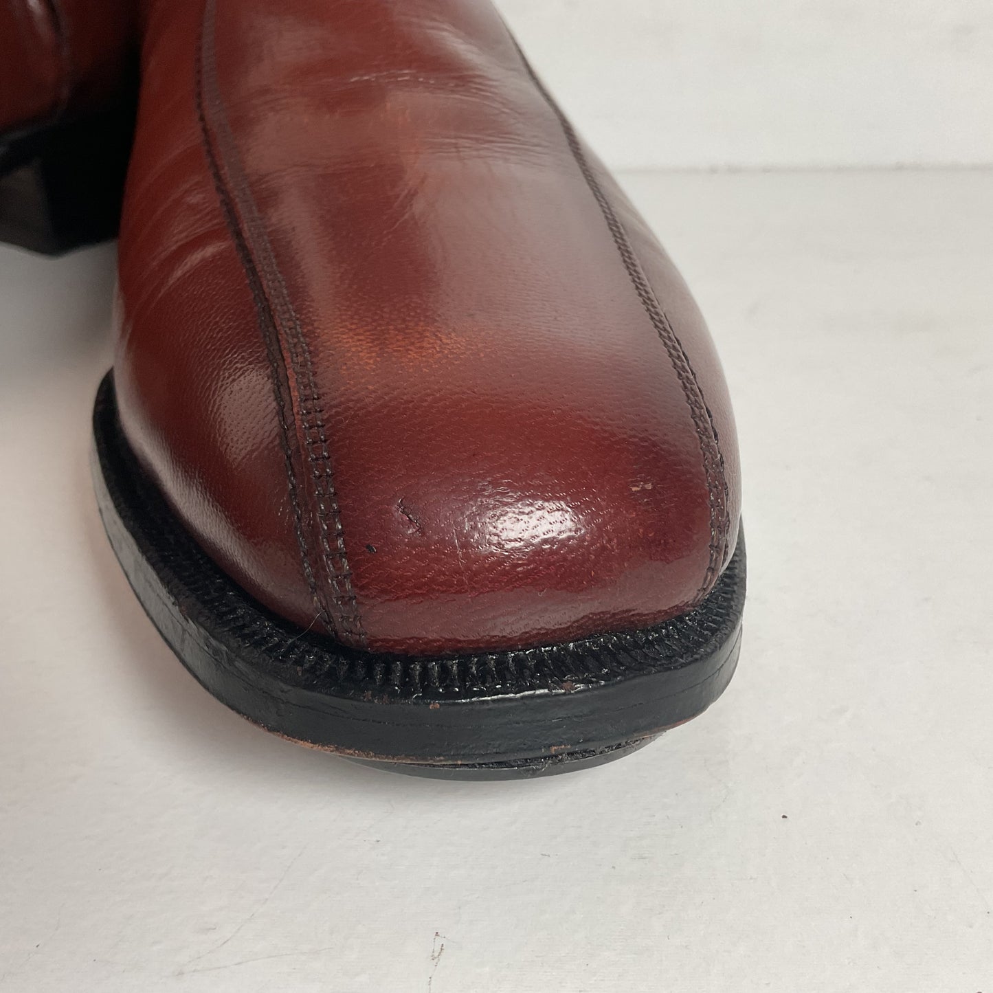 Vintage Florsheim Imperial Zipper Boots 10 D Chelsea Style