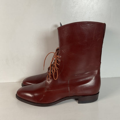 Vintage Justin Jodhpur Lace-Up Boots | Military Style | USA Made | Men’s 12 B