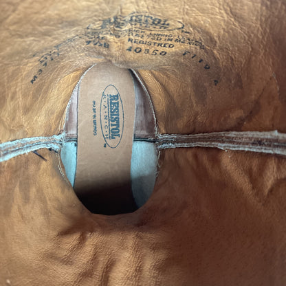 Lucchese for Resistol Ranch Sueded Ostrich Leg Cowgirl Boots | Exotic | Women’s 9.5 B