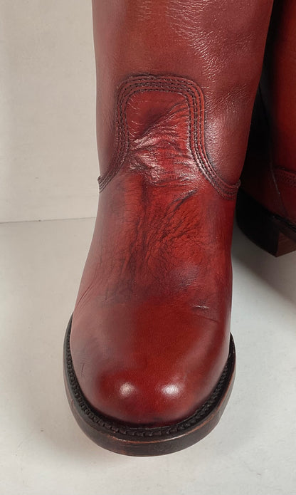 Vintage Frye Dorado Riding Boots 7 B USA Made Campus Original Box