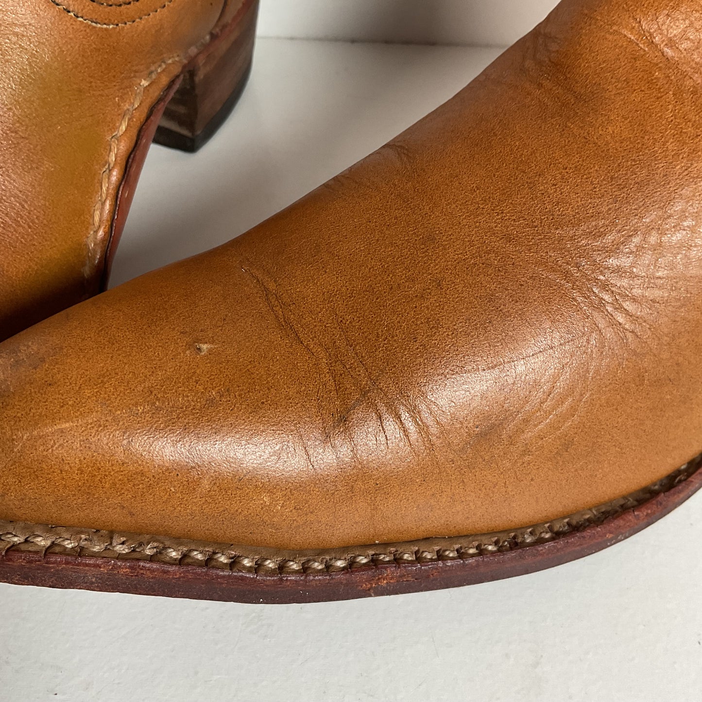 Vintage Patchwork Cowboy Boots | Quilted | 1960s-1970s | Men’s 10 E