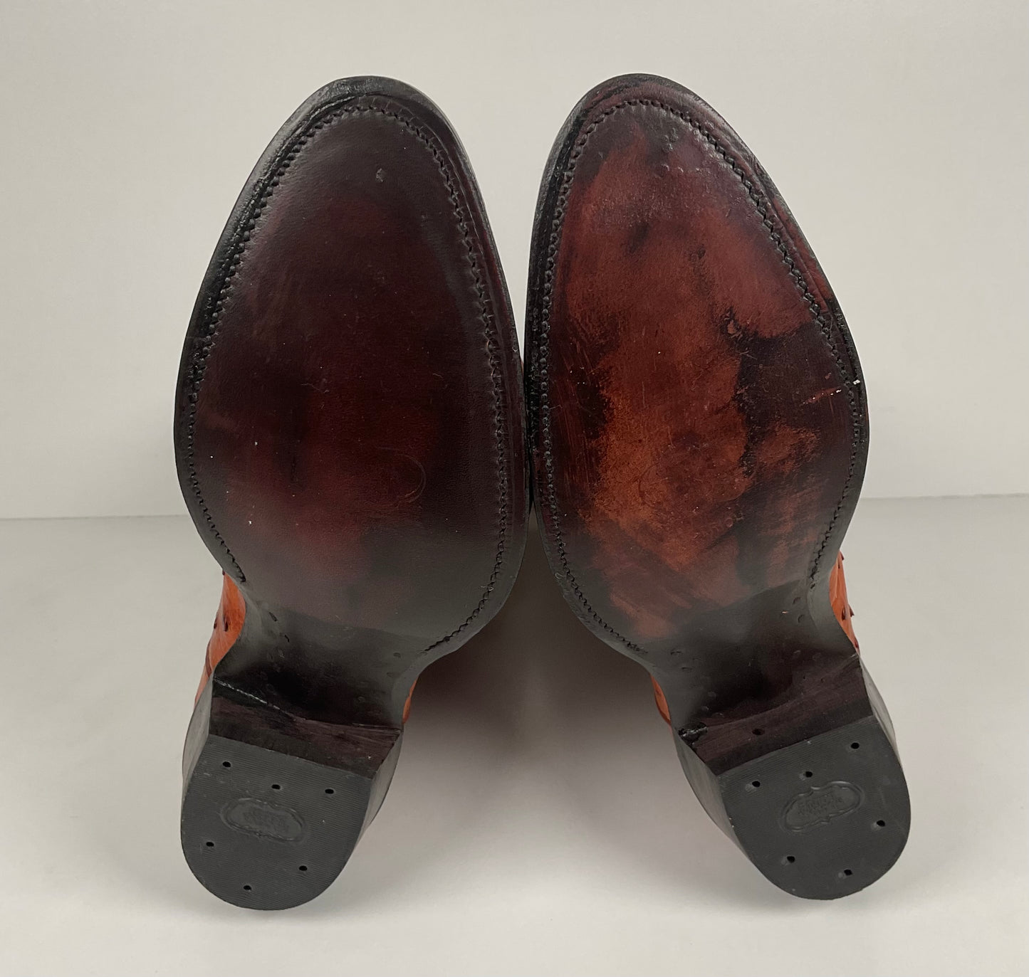 Vintage Nocona Full Quill Ostrich Cowboy Boots | USA Made | Men’s 9 E