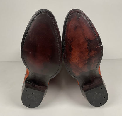Vintage Nocona Full Quill Ostrich Cowboy Boots | USA Made | Men’s 9 E