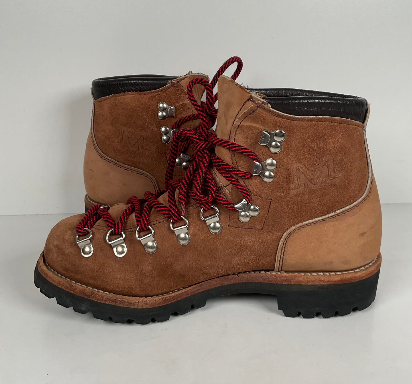 Vintage Milo Mountaineering Boots | USA Made | Rough Out | Men’s 9.5 M
