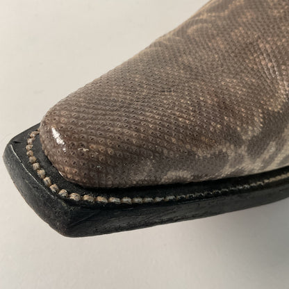 Karung Snakeskin Cowboy Boots | Water Snake | Exotic | Men’s 10.5