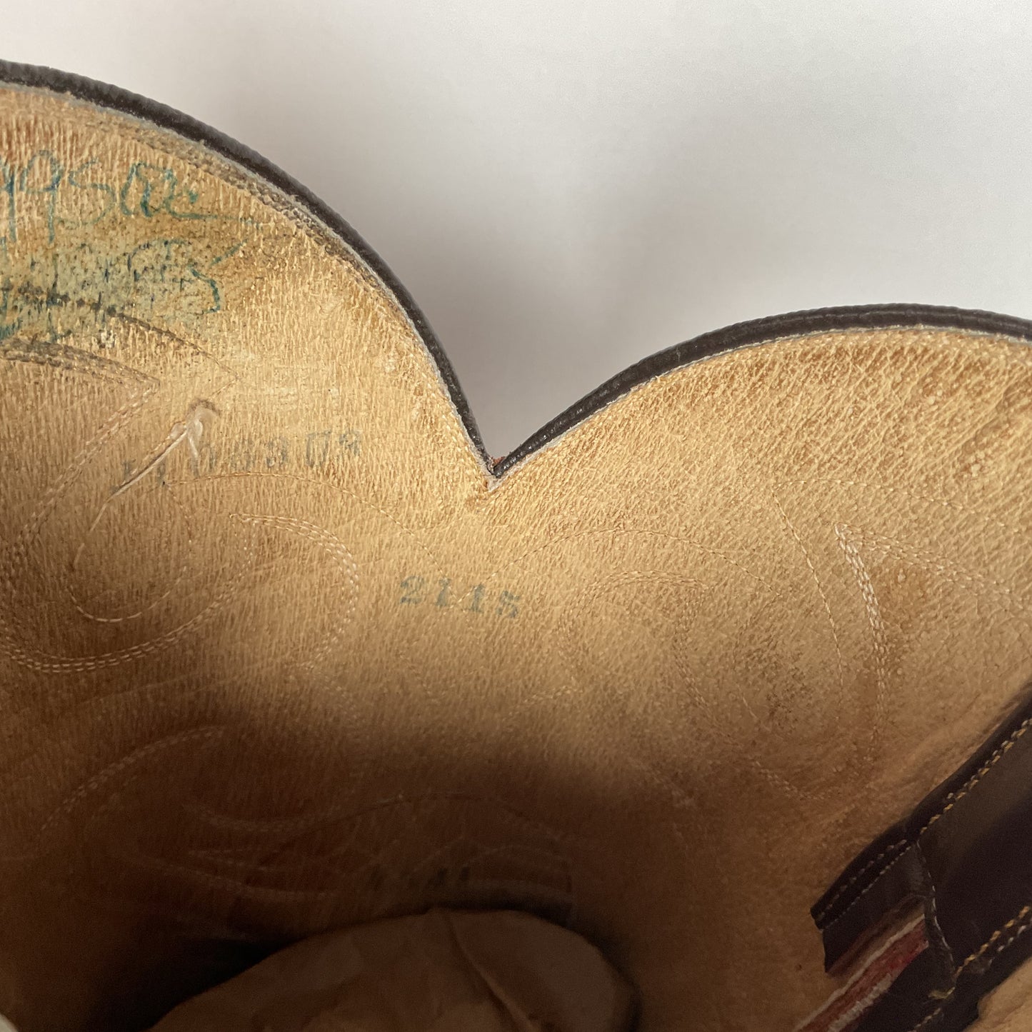 Vintage Eel Skin Cowboy Boots | Exotic | Butterscotch | Narrow | Men’s 11.5 B