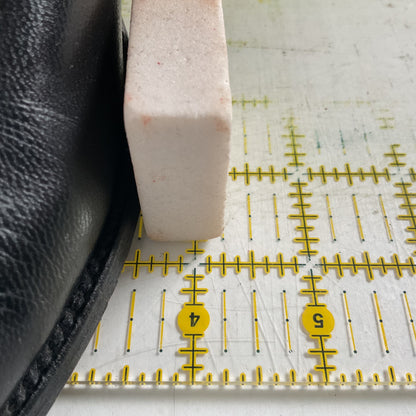 Vintage Lucchese Tall Cowgirl Boots 7 B USA Made Black Calf Skin