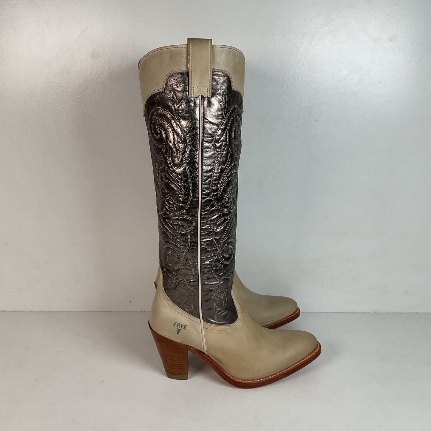 Frye Women’s Mustang Riding Boots 8 M Made In Spain
