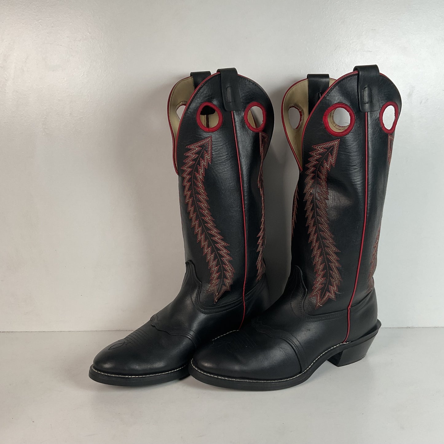 Vintage Texas Brand Buckaroo Cowboy Boots 10.5 EE USA Made