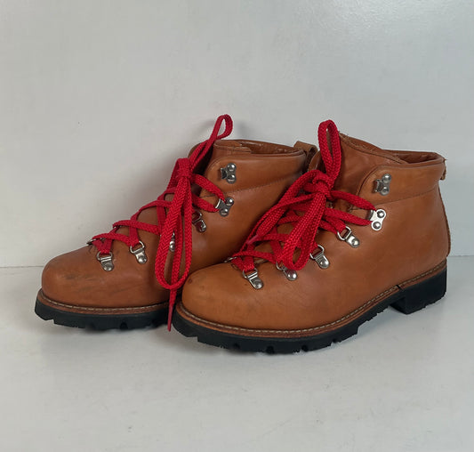 Vintage Knapp Mountaineering Boots | USA Made | Safety Toe | Stomper | 8.5