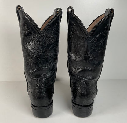 Custom Turkey Quill Cowboy Boots | USA Made | Gallapava | Men’s 9.5 D