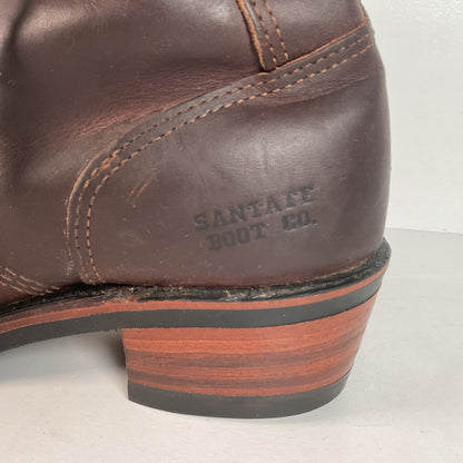 Vintage Santa Fe Western Packer Boots | Apache | Lace Up | USA Made | Women’s 9 M