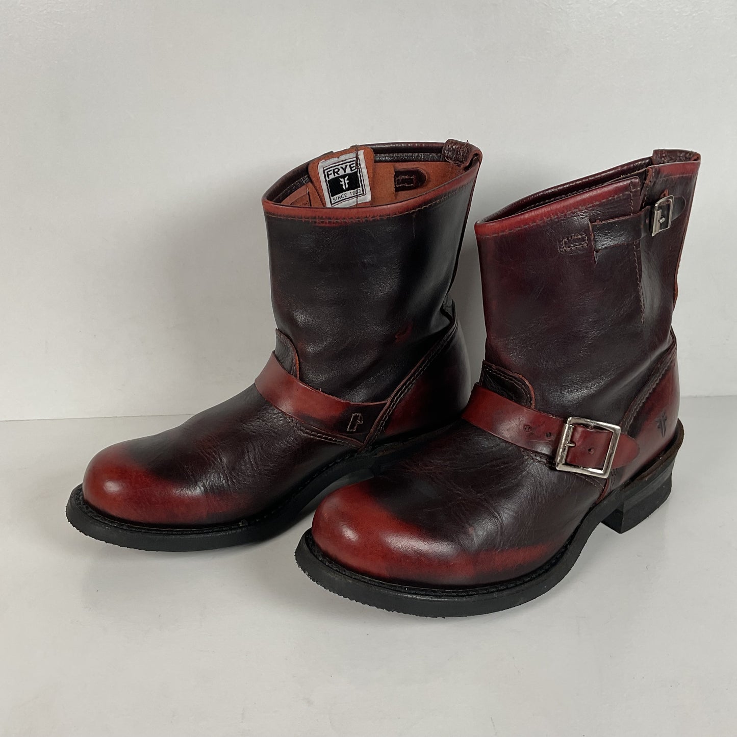 Frye 8r Whiskey Harness Boots | Retired Style | USA Made | Women’s 8.5 M