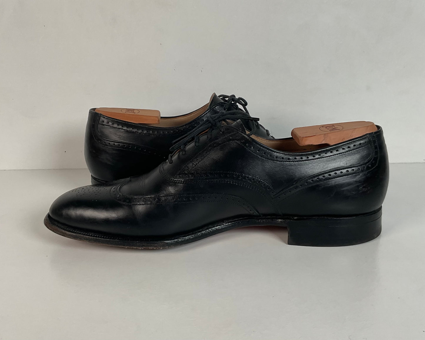Vintage Johnston Murphy Aristocraft Oxford Shoes 8.5 D USA (2) Pairs USA Made