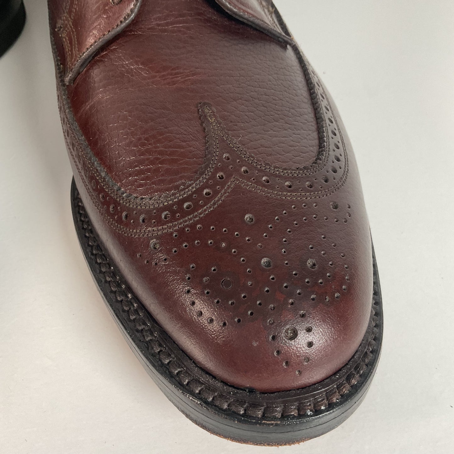 Vintage Florsheim Derby Shoes | Brogued | Longwing | 13 D