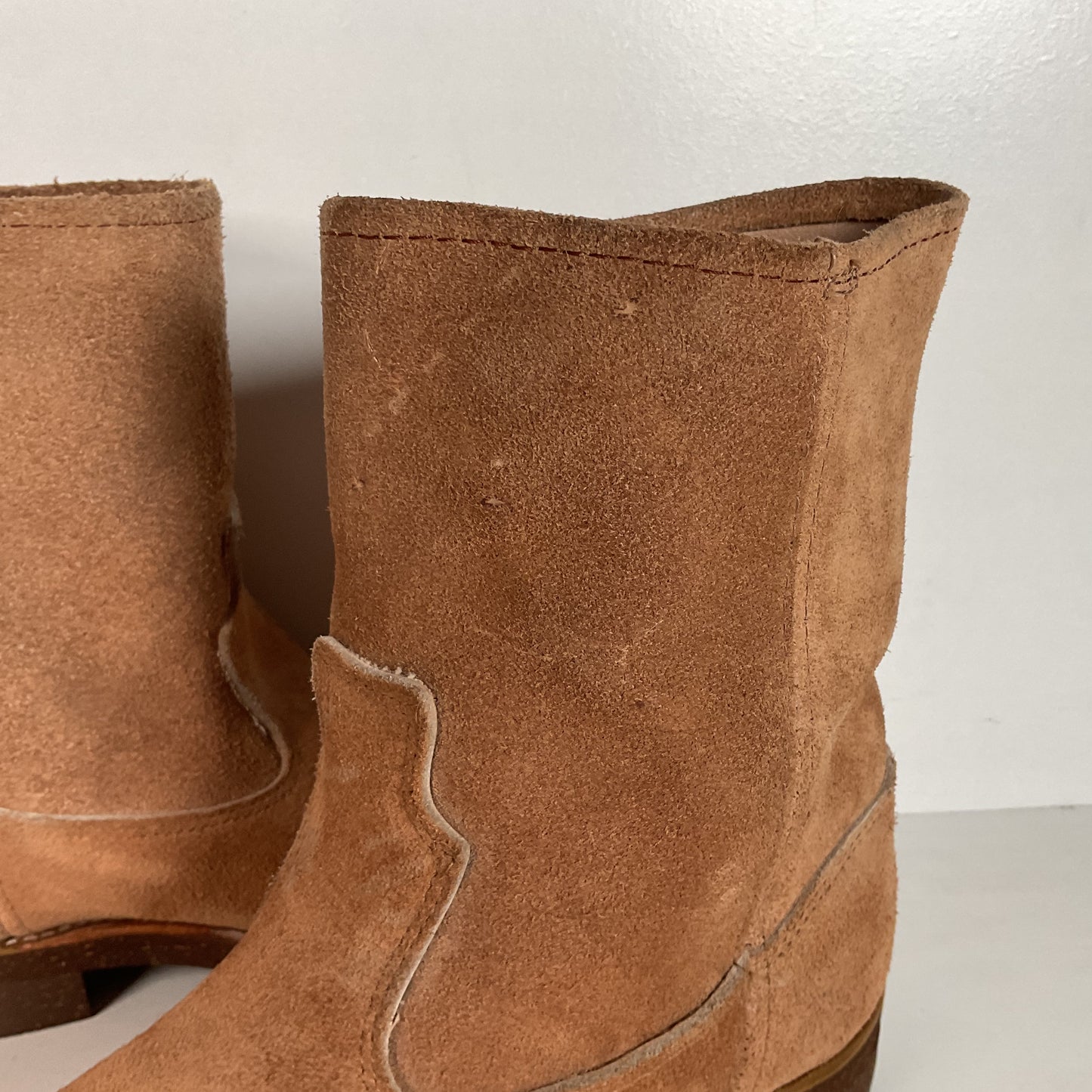 Vintage Sears Roebuck Wellington Boots | Rough Out Suede | Wearmaster | 8 D