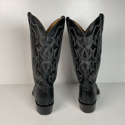Vintage Texas Imperial Cowboy Boots | Python Snakeskin | USA Made | Men’s 9.5 D