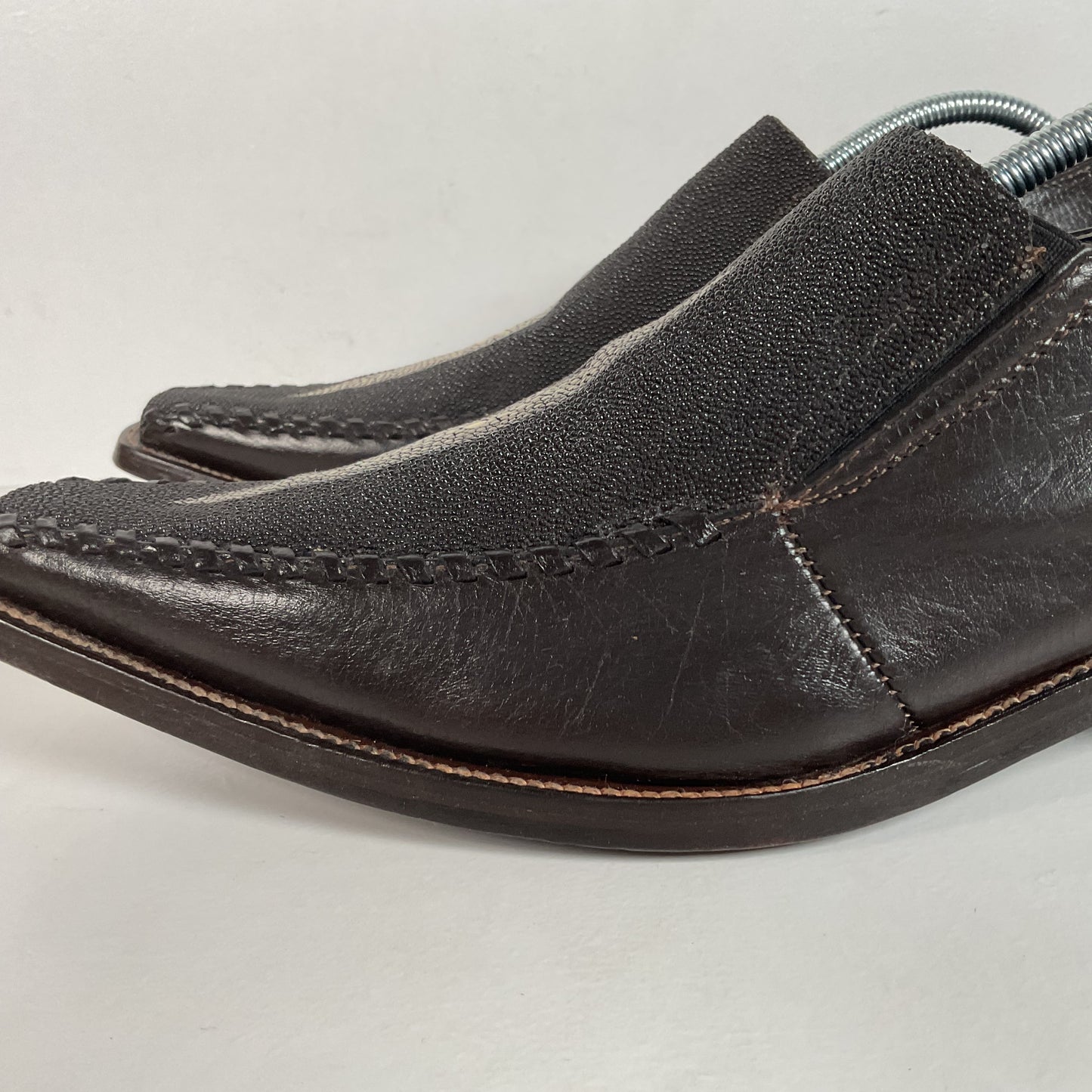 Stingray Mule Clogs | Western | Exotic | Dark Brown | Men’s 9