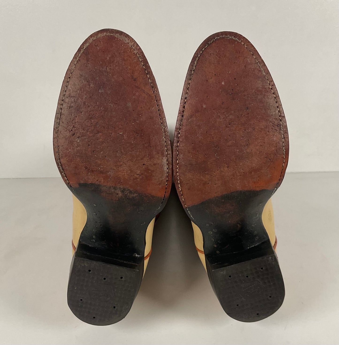 Vintage Tony Lama Urban Cowboy Boots | Lizard Wingtip | Gold Label | Men’s 9 B