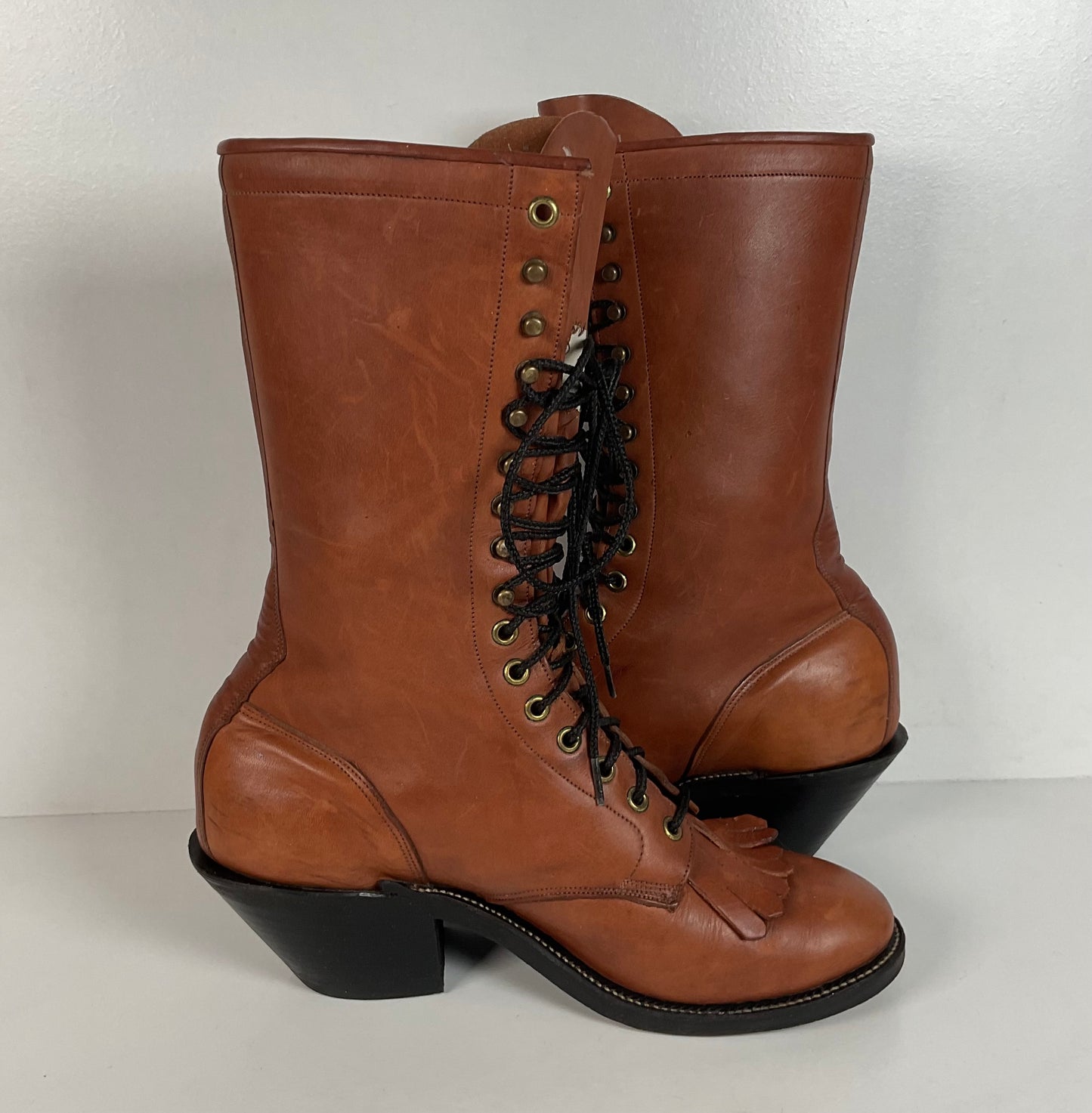 Vintage Olathe Western Packer Boots | USA Made | Men’s 9.5 D