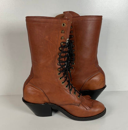 Vintage Olathe Western Packer Boots | USA Made | Men’s 9.5 D
