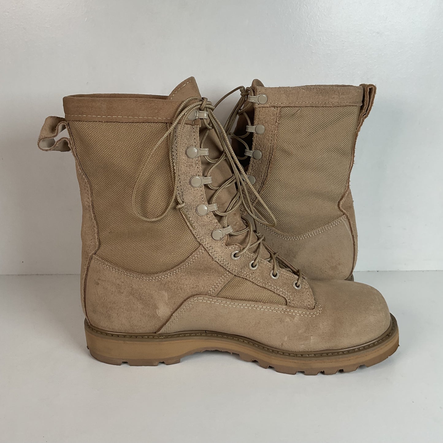 Bates Temperate Climate Combat Boots 11.5 R USA Made Desert Tan