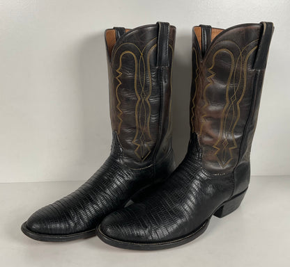 Vintage Rocky Carroll Cowboy Boots | Teju Lizard | Custom | Men’s 10