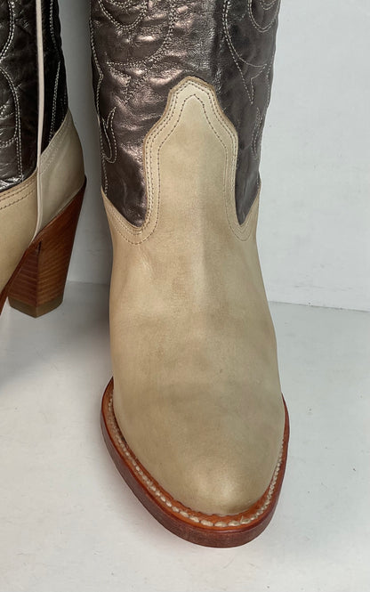 Frye Women’s Mustang Riding Boots 8 M Made In Spain